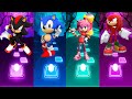 Shadow the Hedgehog 🆚Sonic the Hedgehog  🆚 Sonc Amy Rose 🆚 Knuckles the Echidna . 🎶 Who Will Win ? 🎯