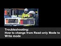 GX Works 2: How to change Read-only Mode to Write Mode (Mitsubishi PLC)