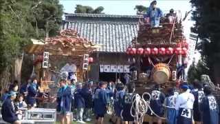 平成26年 第33回南総里見まつり　史上初・東藤組の山車が川崎八雲神社境内へ その3