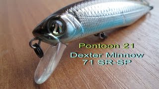 Pontoon 21 Dexter Minnow 71 SR - SP. ИСПЫТАНИЯ !