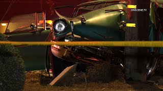 Classic Car Destroyed In Fatal Traffic Collision