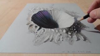 Drawing 3D Crater - How to Draw 3D Crater - Trick Art on Paper