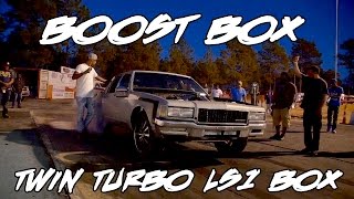 LS1 TWIN TURBO BOX CHEVY SHAKES FAYETTEVILLE DRAGWAY UP!!! BOOST DOCTOR'S BOOST BOX