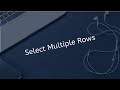 How to Select Multiple Rows In TableView In Swift IOS