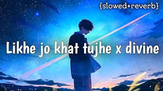 Likhe Jo Khat Tujhe x Divine | (Slowed+reverb) | Pikachu Lofi |#pikachulofi #divine