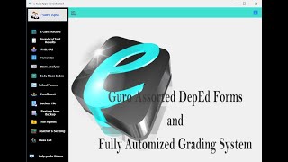 Introduction to eGuro Apps Customarily programmed software enhancing K to 12 Grading System & Forms