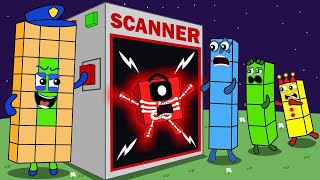 Police Created a Scanner To Find Thief Secrets Numberblocks 1??? - Numberblocks Funny Animation