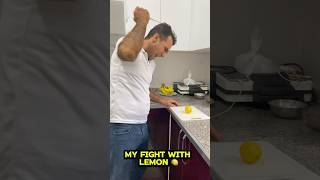 My Fight With Lemon 🍋 #fuunyvideo #comedy #comic #fny #yusufdemirr