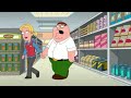 peter griffin family guy gets lost in grocery store