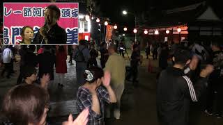 河内音頭　鳴門家寿美若  in  渋川神社（ｋ2017 10 07）