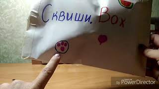 Долгожданная посылка с сайта СКВИШИ BOX