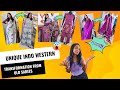 WOW Old Saree Transformations | Old Saree Into Unique Indo Western Outfits | India & USA Client Work