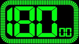 180 Second Digital Countdown Timer With Royalty-free Music | 180 to 0 Countdown | Numbers 180 to 0