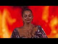 fearless alex magala attempts dangerous sword swallowing stunt bgt the champions