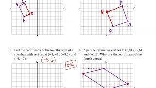Unit 2 Lesson 11 Missing Coordinates