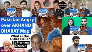 Pakistan Angry over AKHAND BHARAT Map in Indian parliament | mix pakistani reaction | mix reaction