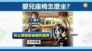 【2014.12.08】1歲以下嬰兒 後向式安全椅才安全 -udn tv