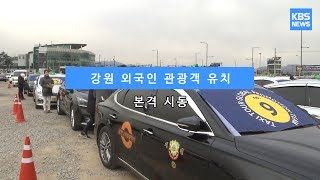 [KBS뉴스춘천] 강원 외국인 관광객 유치 본격 시동