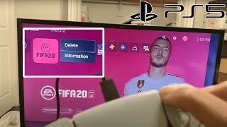 HOW TO DELETE GAMES ON PS5