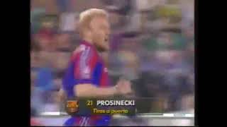 Robert Prosinecki [FC Barcelona] vs Atletico Madrid (Copa del Rey) Final 1995/1996