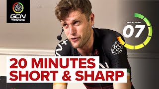 Short, Sharp & Hard Efforts | 20 Minutes HIIT Indoor Cycling Workout