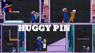 HUGGY PIN Gameplay Walkthrough Levels 1-6 😡😲 Poppy Playtime | android games | ios game | Mobile game