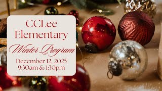CCLee Winter Program PM