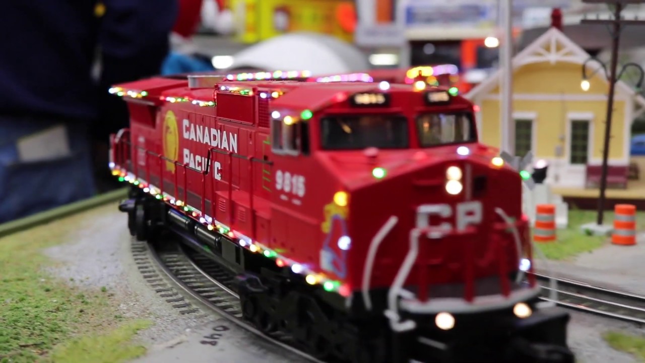 MTH Trains Canadian Pacific Holiday Train Stage Car - YouTube