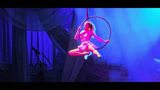 Lindsey Stirling in Aerial Hoop Performing Shatter Me Live from Clearwater Florida 7/31/2024