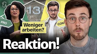 4-Tage-Woche? Maurice Höfgen bei 13 Fragen! (Reaction)