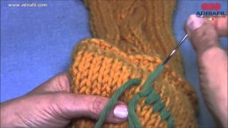 Adriafil tutorial: swiss darning embroidery / broderie au point de maille