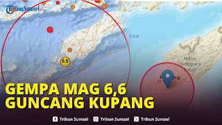 🔴Gempa Bumi M 6,6 Memicu Kerusakan di Kupang, Kantor Gubernur Retak-Retak Plafon Kantor Bupati Robo