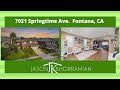 Beautiful Home For Sale in Fontana, CA With An Amazing Open Floor Plan - Jason Khorramian