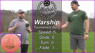 FURTHEST FLYING MID-RANGE?? Westside Discs Warship Review - Tournament Burst Plastic