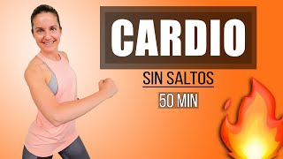 Cardio Sin Saltos Para Perder Peso Rapido - 50 min
