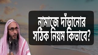 নামাজে দাঁড়ানোর সঠিক নিয়ম কিভাবে? শায়খ মতিউর রহমান মাদানী হাফিজাহুল্লাহ