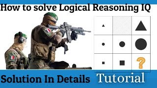 French Foreign Legion|Psychometric Test|Part-Logical Reasoning (solution in details)