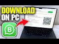 How To Get WhatsApp Business on Laptop & PC