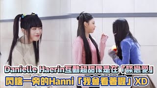 NewJeans Danielle Haerin互動超甜像是在「談戀愛」 閃瞎一旁的Hanni「我會看著喔」XD| [K-潮流]