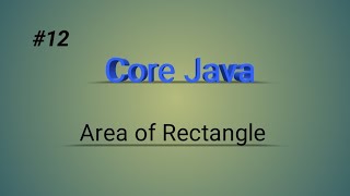 Area of rectangle || bu using eclipse ||#java #code #programming #eclipse