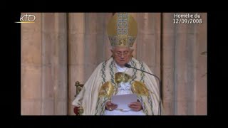 Homélie de Benoit XVI à Notre-Dame de Paris [ARCHIVES KTO]