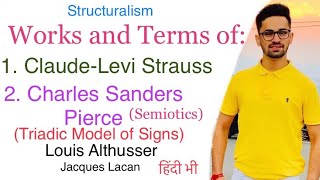 Works and terms of Claude Levi Strauss, Charles Sanders Peirce from Structuralism