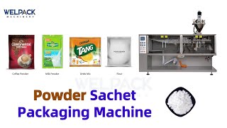 Sugar salt pharmaceutical powder  4 side seal sachet pouch packaging machine