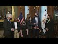 vice president harris swears in ambassador samantha power as the administrator of usaid