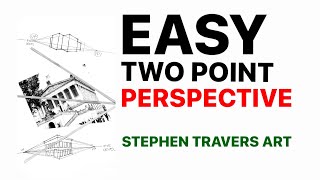 Easy Two Point Perspective - How to Understand It