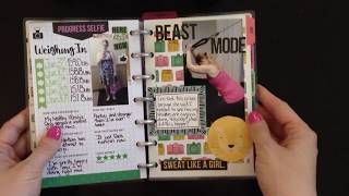 MAMBI Fitness Planner Flip Through - June