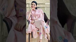 Nimrat Khaira Pink Suit | New Popular Reels Video #status #shorts Mithe Mithe Bol - Ap Burj Song