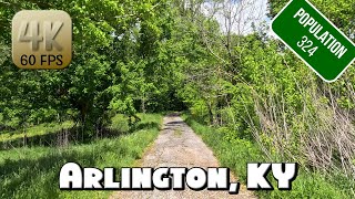 Driving Around Small Town Arlington, KY in 4k Video