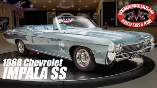 1968 Chevrolet Impala SS Convertible For Sale Vanguard Motor Sales #2059