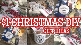 $1 DIY Dollar Store Christmas DIY Gift Ideas